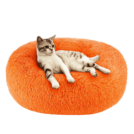 Petrue Cat Beds for Indoor Cats - Cat Bed with Machine Washable, Waterproof Bottom