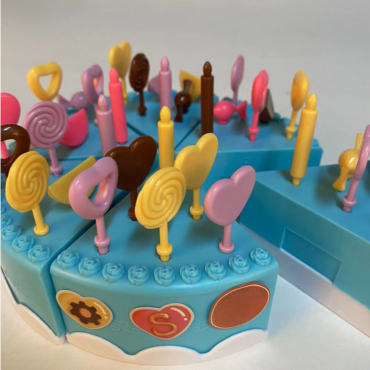 Onekey Play House Cut Cake Children's Toys Simulation Birthday Cake Set