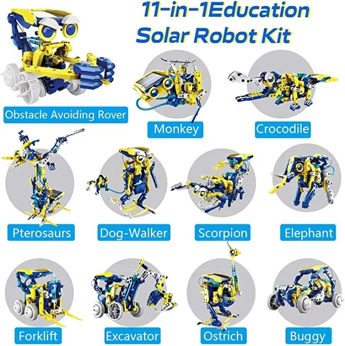13-in-1 Solar Robot Kit Toys for 8 9 10 11 12 Year Old Boys, STEM Projects